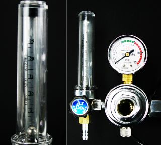 Heated CO2 Argon Bubble Flow Meter Regulator for MIG TIG Welder 36V 