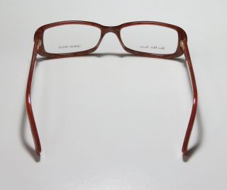   Armani 505 53 16 135 Black Frame Orange Pearl Arms Eyeglass Glasses