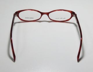 Giorgio Armani 463 50 16 135 Red Horn Glitter Eyeglass Glasses Frames 