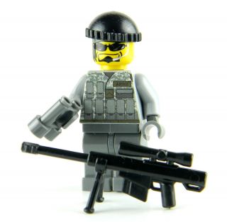 Lego Minifigure Sniper Army Special Forces Custom