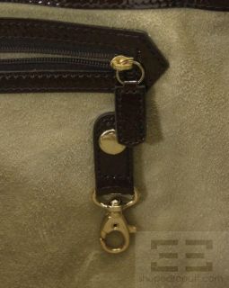 Anya Hindmarch Brown Patent Naplak Leather Art Tote Bag