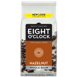 Eight OClock Coffee, Hazelnut Whole Arabica Beans, 33 Ounces