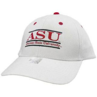 Hat Cap Arkansas State University Snapback Game White Red Wolves NCAA 