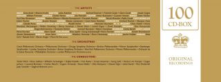 100 CD Masters of Music Rafael Kubelik Ansermet Solti