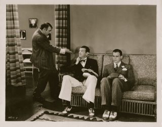 Douglas Fairbanks Jr Henry Armetta Little Accident 1930 Orig Scene 