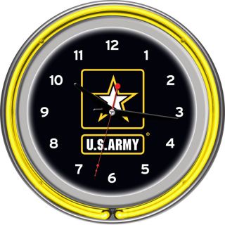 Officially Licensed U s Army Neon Wall Clock 14 Inches