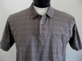 Arnold Palmer Taupe Mercerized Cotton Golf Polo Shirt L