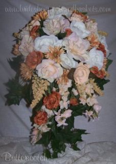 Fall Autumn Silk Bridal Bouquets Wedding Flowers Brides
