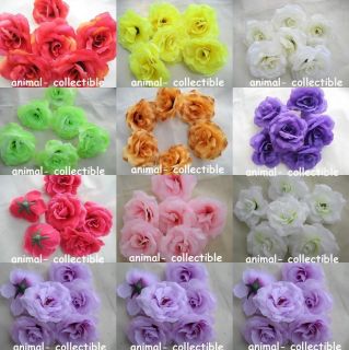 Wholesale Roses Artificial Flower Heads Wedding Card Craft 3