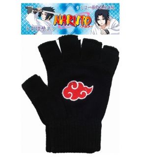 New Naruto Shippuden Akatsuki Anime Gloves Cosplay Costume