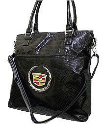   Black Cadillac Handbag with Detachable Shoulder Strap by Ashley M NWT