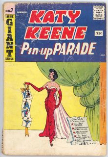   Up Parade 7 Paper Dolls Uncut Giant GD VG Archie Comics 1959