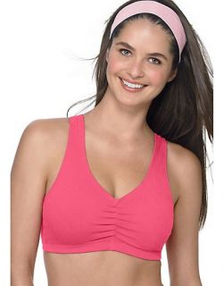 Hanes Sport® Stretchy Cotton Sports Bra 2 Pack Style H370