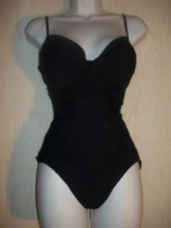 NWOT Love your assets by Sara Blakely Spanx Large Swimsuit 1 Pc Black