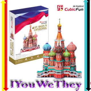 Cubic Fun 3D Puzzle Vasile Assumption Cathedral Russia Hardcover Ver 