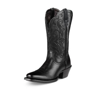 Ariat Womens Legend Western Cowgirl Boot Black Deertan 10007596