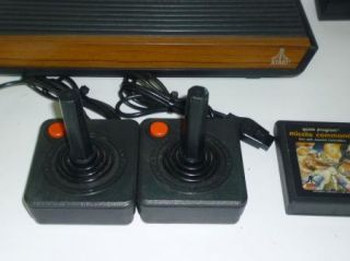 atari 2600 woody system vintage video game console  