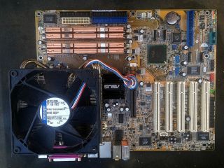 Asus P4P800 Motherboard Intel P4 3GHz 2GB RAM Zalman Alcu CPU Cooler 
