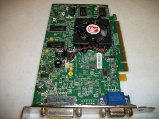 ATI FireGL V3100 128MB PCI Express Video Graphics Card DVI VGA Vista 