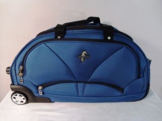 Atlantic Luggage Ultra Lite 22 Inch Wheeled Duffel Bag 311092302 Blue 