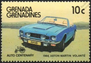 1984 Aston Martin Volante Mint Automobile Car Stamp