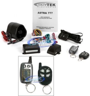 Scytek Astra 777 2 Way LCD Pager Car Alarm Security System