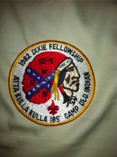 1982 Dixie Fellowship patch, Atta Kulla Kulla lodge 185 Host