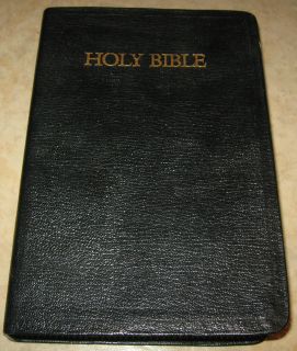 Holy Bible KJV Reference Ed RLE Genuine Leather Thomas Nelson Nice
