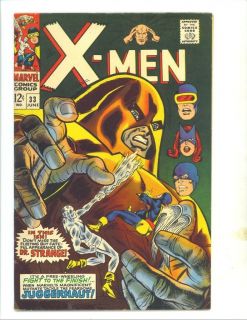 Uncanny x Men 33 FN VF 1967 Marvel Silver Age Comics