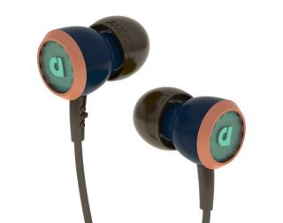 Audiofly AF33M in Ear Headphones Mic Earbuds Earphones Selvage Blue 