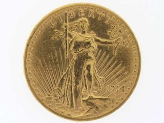 1914   D United States Saint Gaudens Double Eagles Twenty Dollars $20 