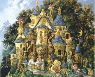 College of Magical Knowledge Art James Christensen 1500 Piece Jigsaw 
