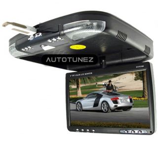 Car Roof Mount Flip Down Monitor Screen DVD Player
