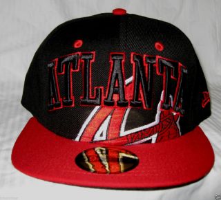 ATLANTA BRAVES MLB BIG ALT LOGO NEW ERA 59FIFTY FITTED HAT CAP Sz 7 5 