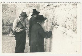 Rabbi Arye Levin Wailing Wall Liberation Judaica Photo