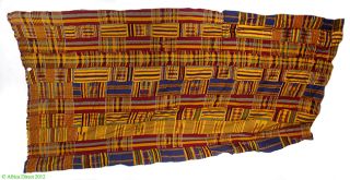 title kente cloth handwoven asante ghana african type of object 