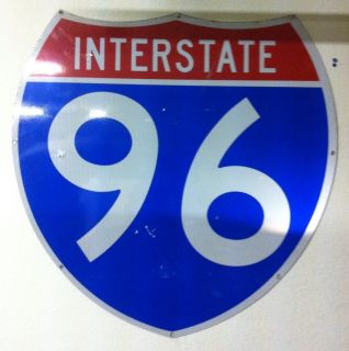   Sign Traffic I 96 I96 Real Authentic Highway Freeway Street