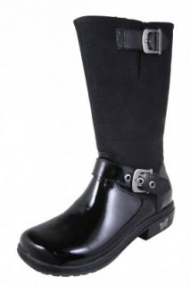   Alegria Womens Ava Winter Boots Black Patent Leather Ava 101