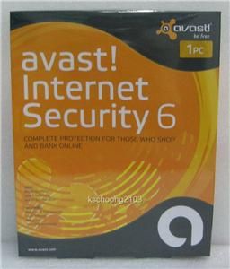 Avast Internet Security 6 2012 Antivirus Anti Spyware Antispam Silent 
