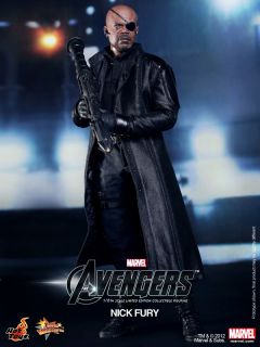Hot Toys Marvel The Avengers 2012 Nick Fury Samuel L Jackson 1 6 New 
