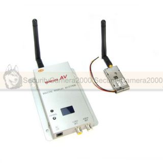 4GHz 200mw 8CH Wireless Audio Video Transmitter and Receiver Kit