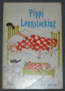   Scholastic Book TX 215 Pippi Longstocking By Astrid Lindgren 8th Print