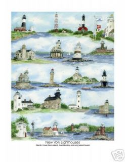 New York Lighthouses Atlantic Coast Long Island Sound