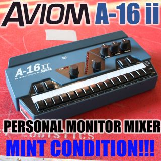 Aviom An 16 I M A 16II Personal Monitor System 16 CH Input Module w 