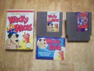   NES Game Lot Maga Man 2 and Wacky Races from Atlus Very RARE