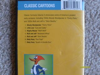 Classic Cartoons Vol 3 DVD 7 Episodes Mighty Mouse Woody Woodpecker 