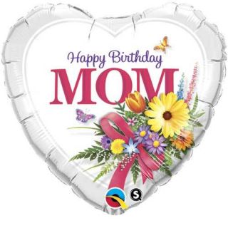 Birthday Mom 18 Heart Balloons Gifts Party Decorations