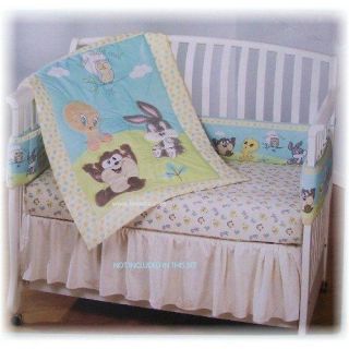 New Baby Looney Tunes 3 Piece Crib Bedding Set