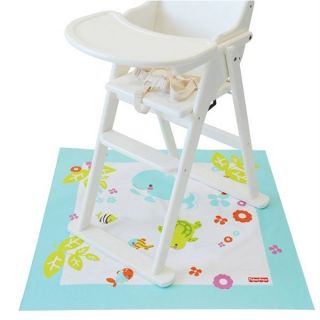 Baby Toddler Highchair Splash Mat Baby Feeding Floor Mess Mat New 
