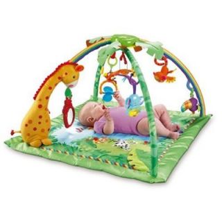 Fisher Price Rainforest Gym Baby Play Mat With Light & Sounds NEW 